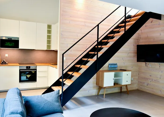 Dwupoziomowy Z Sauna - Apartamentuj アパート *